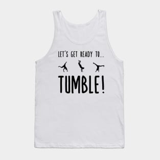 Let's Get Ready To Tumble - Gymnastics Flips Silhouettes Tank Top